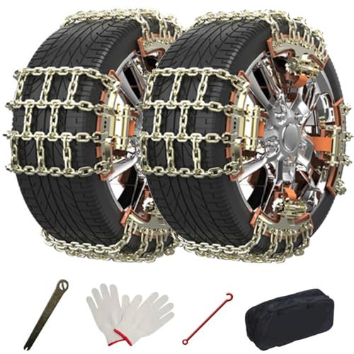 TgGreat Schneekette Für Nissan Juke 2010-2017, Auto Schneeketten, Reifenketten, Einfach Zu Montieren, Geeignet FüR Schnee Schlamm Klettern Und EIS,165-195