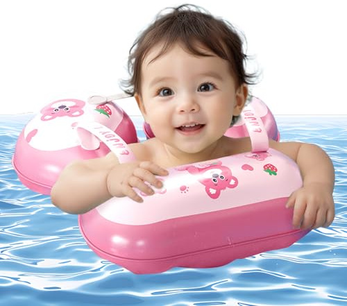 Fenayuu Bouées De Piscine pour Bébés | Flotteur De Natation D'Été,Anneau De Natation Portable, Équipement De Sécurité Gonflable pour La Baignade en Baignoire À La Maison Et À La Plage