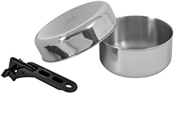 Relags Topfset Biwak Edelstahl', Junior, Silber, One Size, 557500