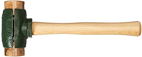 Garland Mfg 31004 Split Head Hammers, 2 Diameter, 14 Handle, Rawhide