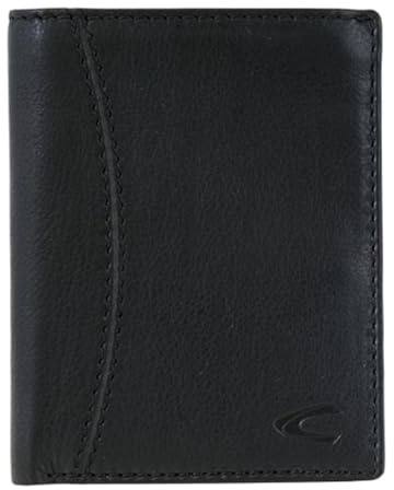 camel active Cordoba Herren Geldbörse Hochformat Leder Mittelgroß Schwarz