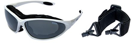Ravs SPORTBRILLE RADBRILLE FAHRRADBRILLE/Kiten/Skibrille Sonnenbrille inkl. Band, BÜGEL; und SOFTBAG