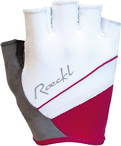 Roeckl Denice Größe 8,5 weiß/Himbeere