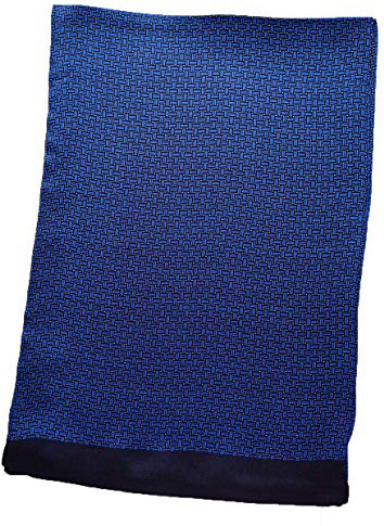 XUYUZUAU Men's 100 Silk Scarf Double Layers Fashion Neckerchief Formal Casual