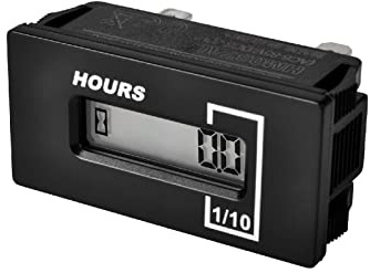 YOOREAL AC/DC-Stundenzähler, Wartungsstundenzähler, rücksetzbare Stunden | für Generator, Luftkompressor, Solarheizung, Brunnenpumpe, Kesselölbrenner (AC6-85V, DC6-60V)