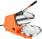 Trituradora de Hielo Eléctrica de 300W,Picadora Trituradora de Hielo Profesional con Palas Dobles,Fabricadora de Hielo con Cuenco de Acero y Función de Apagado Automático,para Bares y Restaurantes