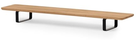 Oakywood - Monitorständer 2 Monitore - Schreibtisch Bildschirmerhöhung aus Holz - Handgefertigt in der EU - 220 lb (100 kg) Tragfähigkeit - 41,3x9 (105x23 cm) - 100% Eichenholz