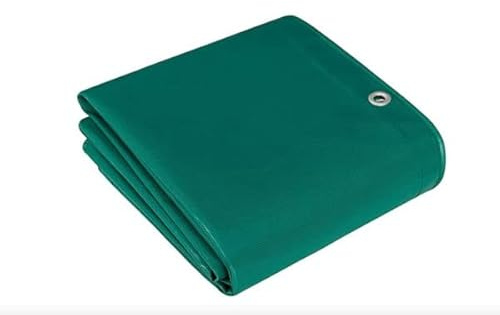 TELO/TELONE PVC 650 gr/mq occhiellato rinforzato varie dimensioni e colori (2.5 X 2 (5 mq), VERDE CHIARO)