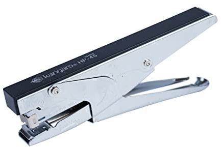 Kangaro HP-45 Desk Essentials Ganzmetall-Heftgerät, robust und langlebig, geeignet für 30 Blatt, perfekt für Zuhause, Schule und Büro, 1 Stück, Farbe kann variieren