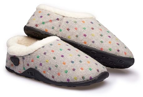 Homeys Women's Checked & Patterned Slippers/Indoor Shoes - Memory Foam Supreme Comfort Women's Slippers - UK Sizes 3-8