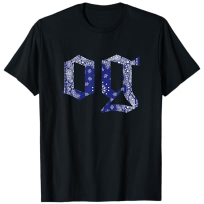 OG T-Shirts für Herren Original Gangster Compton Bandana-Print T-Shirt