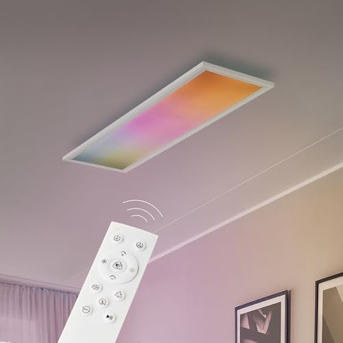 Lightbox Basic LED Aufbaupaneel | 80 x 20 cm | dimmbar per Fernbedienung | | Basic LED Aufbaupaneel | 80 x 20 cm | dimmbar per Fernbedienung | Wand- & Deckenpanel mit digitales LED Frontlight-RGB & CCT