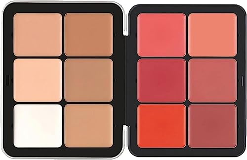 Generico Carla's Secret Makeup, Carla Secret Concealer Palette, 12 Colors Face Blush Palette, Long-Wearing, Smudge Proof, Natural-Looking