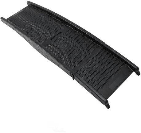 Escaleras de coche para perros, rampa de escalera plegable para mascotas con superficie de alfombra antideslizante Rampa con escalera para perros grandes escalones portátiles para perros para