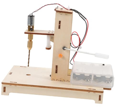 TOYANDONA Mini-tischbohrmaschine Diy Bohrmaschine Miniatur Tischbohrmaschine Für Projekte Basteln Wissenschaft Technologie Modell Werkzeug Holzbearbeitung Kunststoffhandwerk