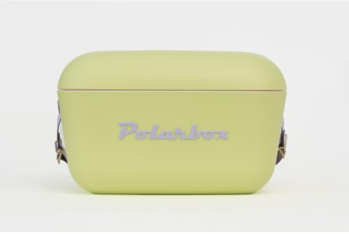 Kreher® Kühlbox klein, Polarbox, Kühltaschen Polar in Retro Vintage Design aus Kunststoff mit polystyrol (Airpop) thermische Isolierung