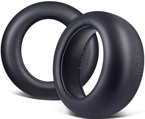 SOULWIT Ersatz Ohrpolster für Sony Playstation PS5 Pulse Elite Wireless Kopfhörern, Ersatzpolster mit weicherem Protein-Leder, Geräuschisolierendem Schaum