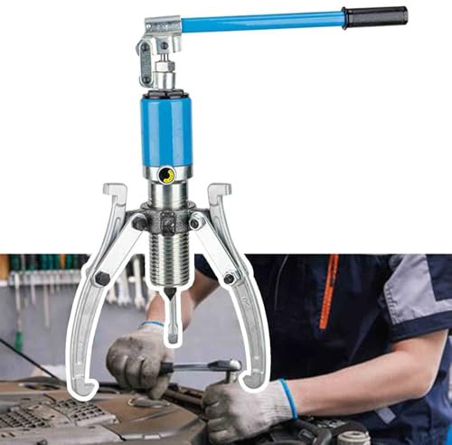 Estrattore Idraulico per Ingranaggi, Estrattore Idraulico Mozzo Ruota Estrattore, Estrattore Idraulico Ingranaggi, Pompa Idraulica Estrattore per Cuscinetti,Blue-20T