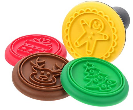 BUGUUYO Biscotti Di Natale Per Biscotti Set Di Timbri in Silicone Per Dolci Forniture Per Dolci Fatti in Casa Stile Casuale