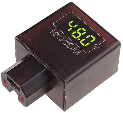 DC30-100V Digital VoltTester Electric Bikes EVVoltmeter Meter with USB ChargerSocket for Cellphone Charging