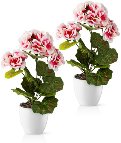 PASCH konstgjorda blommor (pelargoner (skönhet))