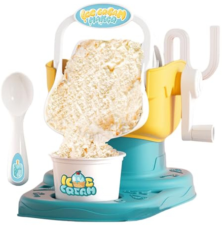 Kid's Fruit Maker – Easy Treat Creation Kit | Gör Slushies och isiga snacks hemma, handdrivet roligt dessertverktyg för fester, födelsedagar, kreativt spel