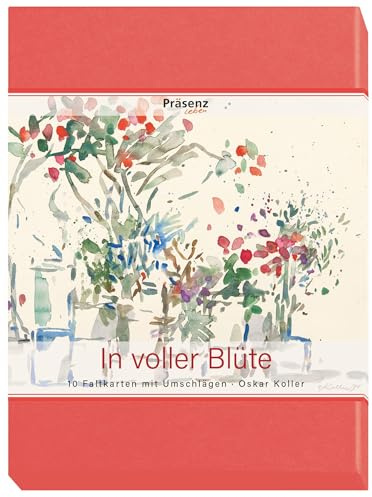 In voller Blüte: 10 Faltkarten mit Umschlägen von Oskar Koller