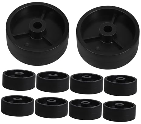 Garneck Kit 10 Ruote per Riscaldatori da Patio, Ruote in Plastica Pp Resistenti al Calore Foro Diametro 8-10mm, Adatte per Riscaldatori Esterni e Elettrodomestici