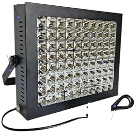 JOJIDE Luz ultravioleta, Lámpara de curado portátil de rejilla refrigerada por aire, lámpara LED UV de 365 nm y 395 nm, placa adhesiva 3D de alta energía sin sombras.(395nm,40 beads 800W)