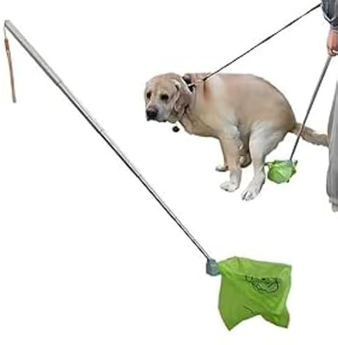 Paletta Per Escrementi Di Cane Paletta Telescopica Con Manico Lungo Adatta A Cani Di Piccola Media E Grande Taglia Design Autoadesivo Resistente Per Uso Esterno Paletta Pieghevole Per Escrementi Di Ca