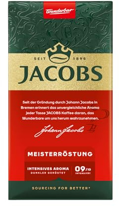 Jacobs Filterkaffee Meisterröstung, 12er Pack, 12 x 500 g gemahlener Kaffee