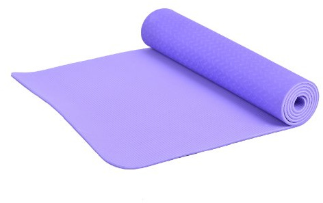 FASports Yogamatte Yogiplus mit 2 Seiten Wendemöglichkeit, Violett, 183 x 61 x 0.6 cm, 1416