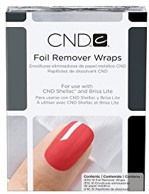 CND Shellac Foil Remover Wraps 10 Stück, 1er Pack (1 x 10 Stück)