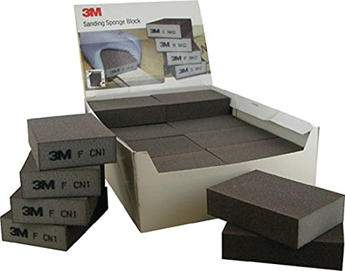 3M Spugna abrasiva HI-FL, lunghezza 100 x larghezza 68 x altezza 26 mm, media morbida, 24 pezzi