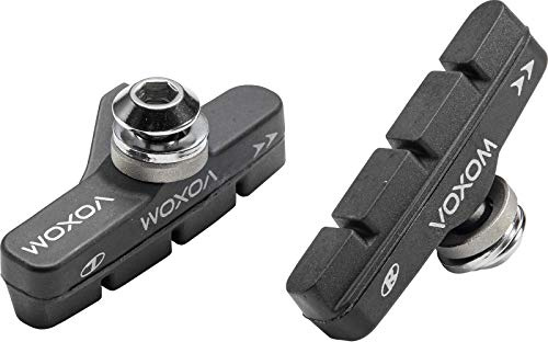 Voxom Bremsen/bremsbeläge Bremsschuhe Road Brs14 Cartridge, 2 Stück, universal Basis-Set, 718000120, schwarz, Standard, 718000120