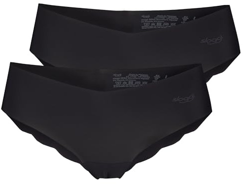 sloggi Damen ZERO Microfibre H Hipster C2P Slip, Black, L