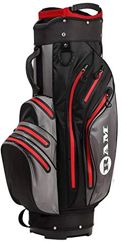 Ram Golf Waterproof Cart Bag - 14 Way Club Dividers