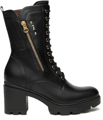 Nero Giardini I514881D Anfibi Donna in Pelle
