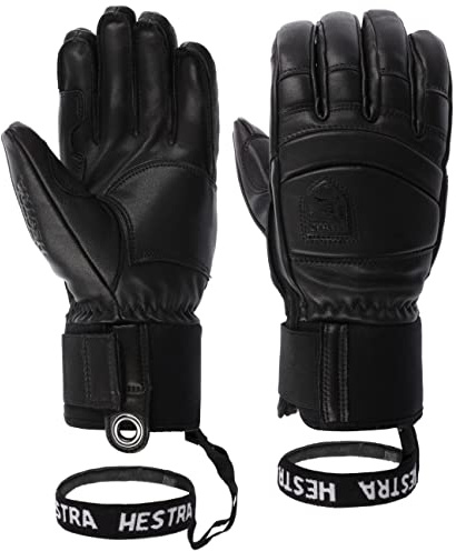 Hestra Fall Line 5-Finger Handschuhe Fingerhandschuhe Lederhandschuhe Herren - mit Futter Winter Herbst-Winter