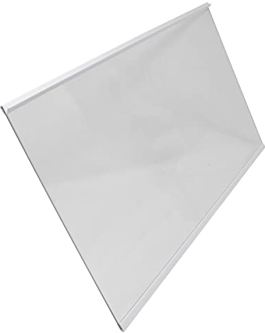 sparefixd INDESIT - Estante de cristal y ribete blanco para frigorífico y congelador (47,5 x 28,8 cm)