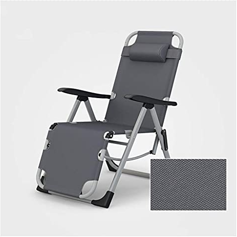 XIUKANGNB Klappbarer Schwerelosigkeitsstuhl, Strandstuhl, Freizeit-Liegestuhl, Liegestuhl, Liegestuhl, Garten-Außenterrasse, extra breit 52 cm (Farbe: 1) (1) Safehappy