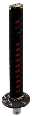 Sohini Schaltknauf Universal 200MM/300MM JDM Katana Samurai Schwert Schaltknauf Shifter Automobil Schaltknauf(-30CM Black with red)