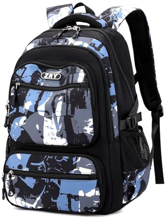 Amythe Sac à Dos pour Garçons Primaire et Collège 40L Sangle de Poitrine