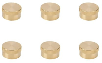 DSOUWEH 6 Set di Tappi per serbatoio di propano in rame Cilindro per serbatoio di propano in ottone da 1 libbra Proteggi i cappucci sigillati