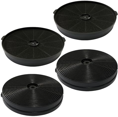 Beaufan 4er Pack Aktivkohlefilter passend Kompatibel mit Respekta Dunstabzugshaube MIZ1000 MIZ1000N, Kompatibel mit Klarstein Dunstabzugshaube, Kompatibel mit FIREGAS FGS-EBV13D460CC FGS-EBL11CR1160CC