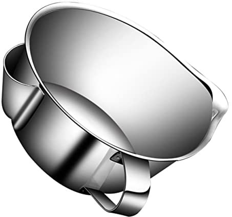 HOLIDYOYO Filtro Per Olio e Grasso in Acciaio Resistente Separatore Olio Grasso Per Zuppa Utensile Da Cucina Con Manico Multiuso Da Cucina Capacità 800ml (extra Large)