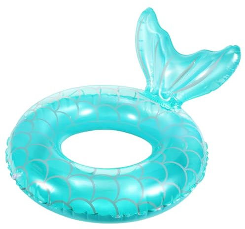 Meerjungfrau Schwimmring,Aufblasbarer Poolreifen - Meerjungfrau Schwimmtrainer Aufblasbar Für Und Pool