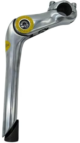 JISADER Aluminiumlegierung Fahrradvorbau, Lenkervorbau, Einstellbare Verlängerung, Einstellbares Fahrrad, Silber