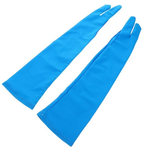 Housoutil Two-Finger Painting Gloves for Drawing Artists Long Smudge Glove for Digital Art and Sketching Suitable for Right and Left Hand Use