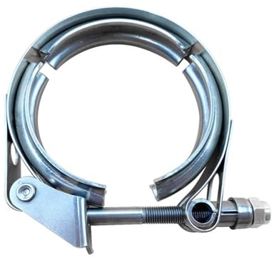 Abrazadera de banda en V de liberación rápida de acero inoxidable 304, solo for brida de tubo de escape turbo.(1.75inch-45mm)